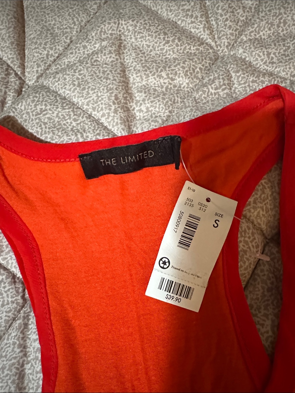 The Limited Orange Racerback Tank - Picture 2 of 4